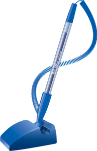 <p>Długopis na sprężynce wyposażony w samoprzylepną podkładkę umożliwiającą przymocowanie do blatu.</p>