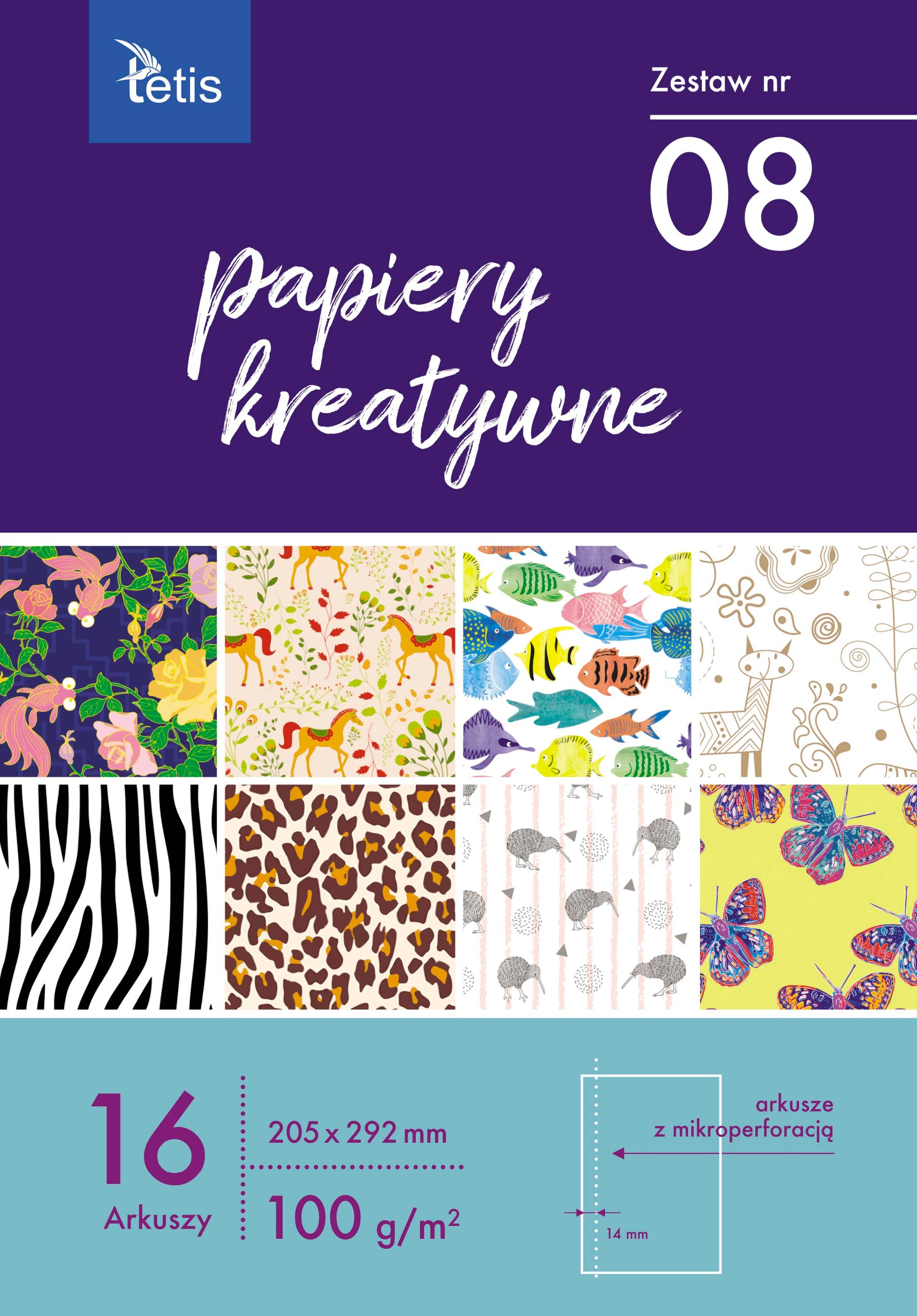 Papiery kreatywne KB030-08