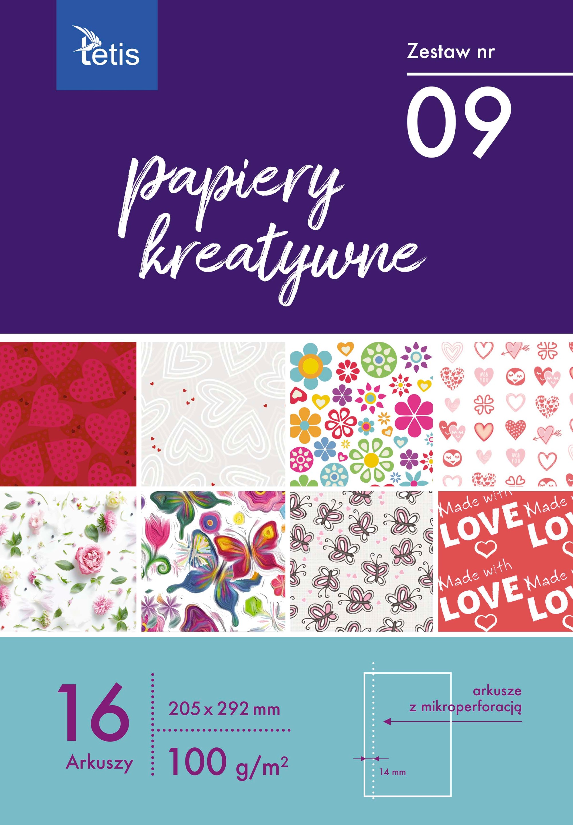 Papiery kreatywne KB030-09
