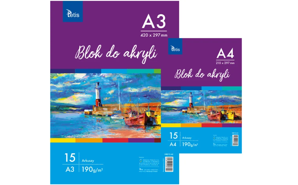 Blok do akryli KB012